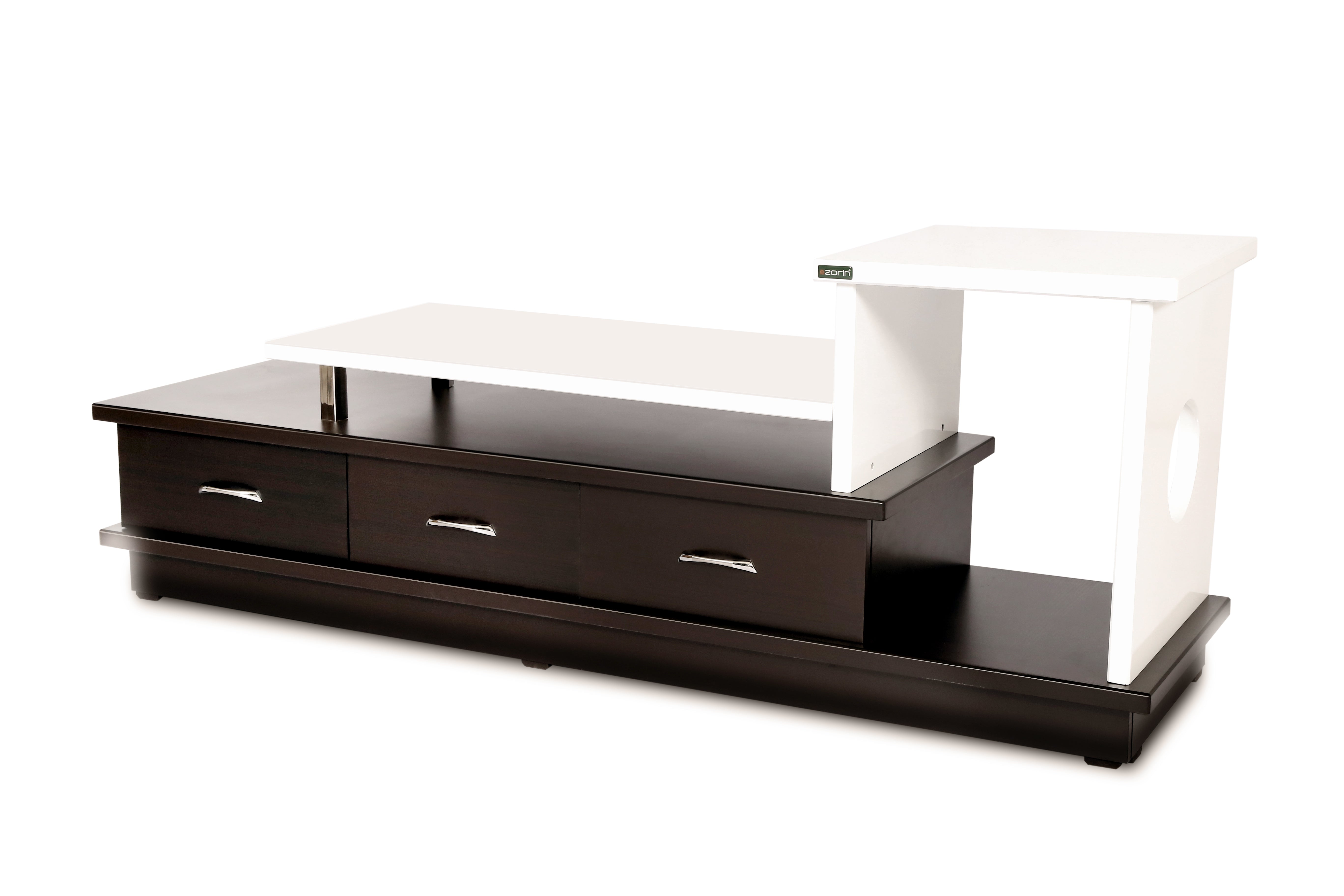 Elle66 TV Unit by Zorin in White Walnut Finish Zorin