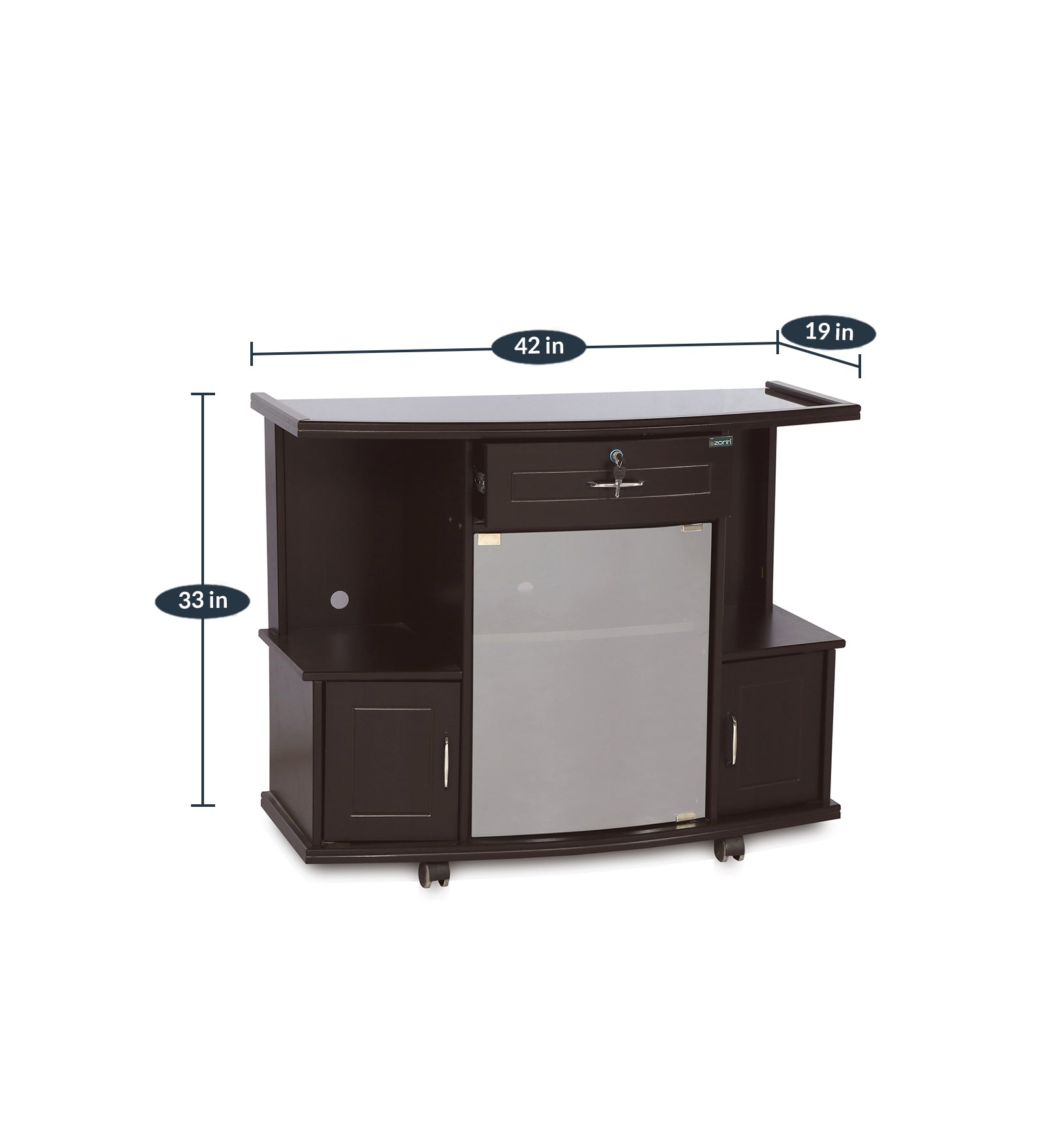 TR42M TV Unit by Zorin in Walnut Finish Zorin