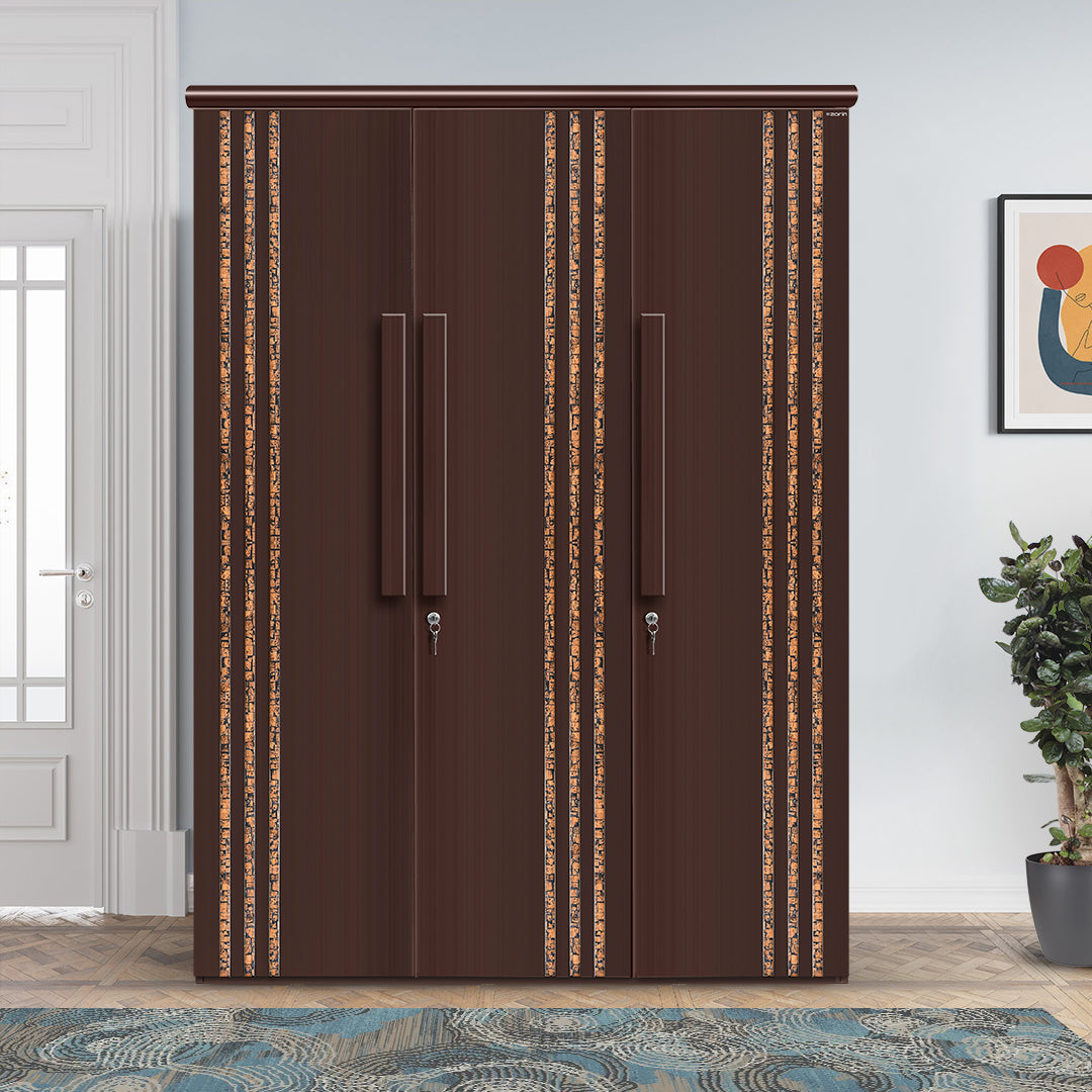 Alpha 2D Wardrobe by Zorin in Walnut Finish Zorin