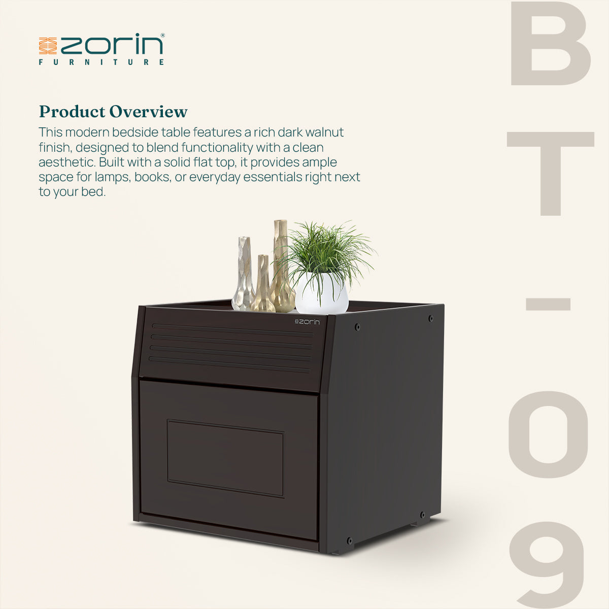 BT-9 Bed Side Table Zorin