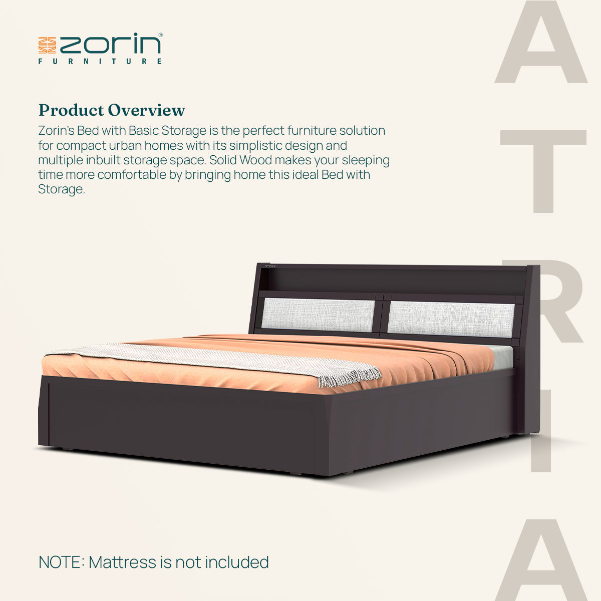 Atria Bed Storage Zorin