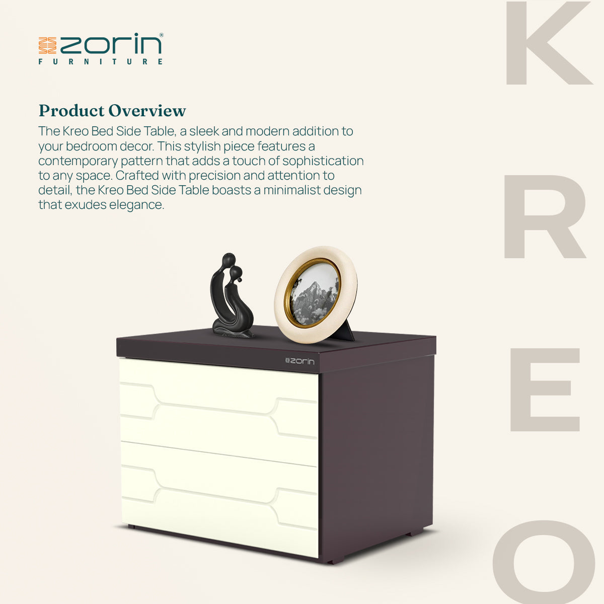 Kreo Bed Side Table Zorin