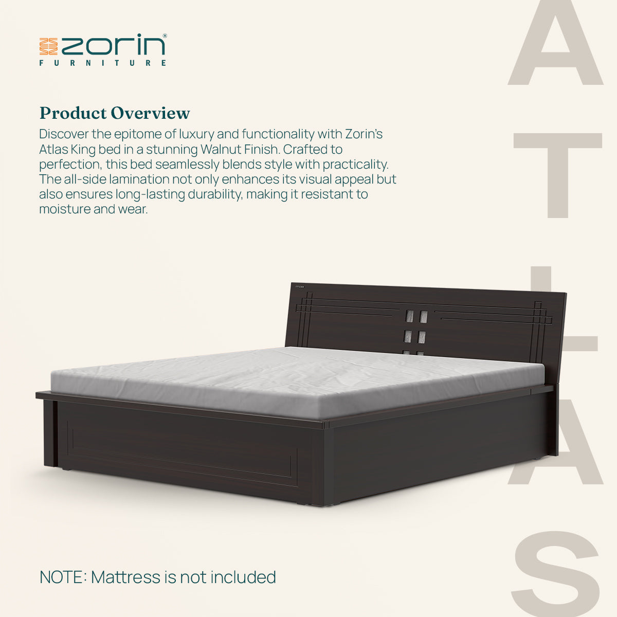 Atlas bed Storage Zorin