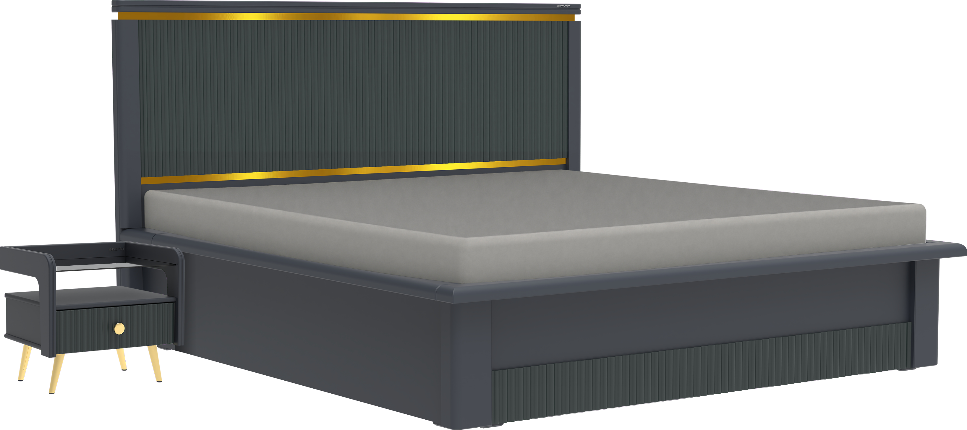 Ombre King Bed Zorin