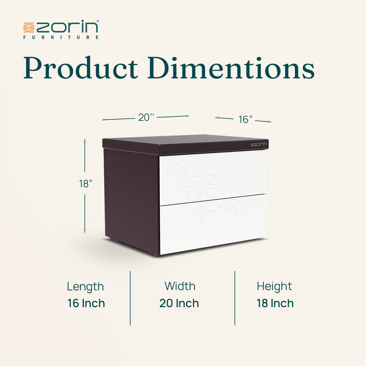 Autumn Bed Side Table Zorin