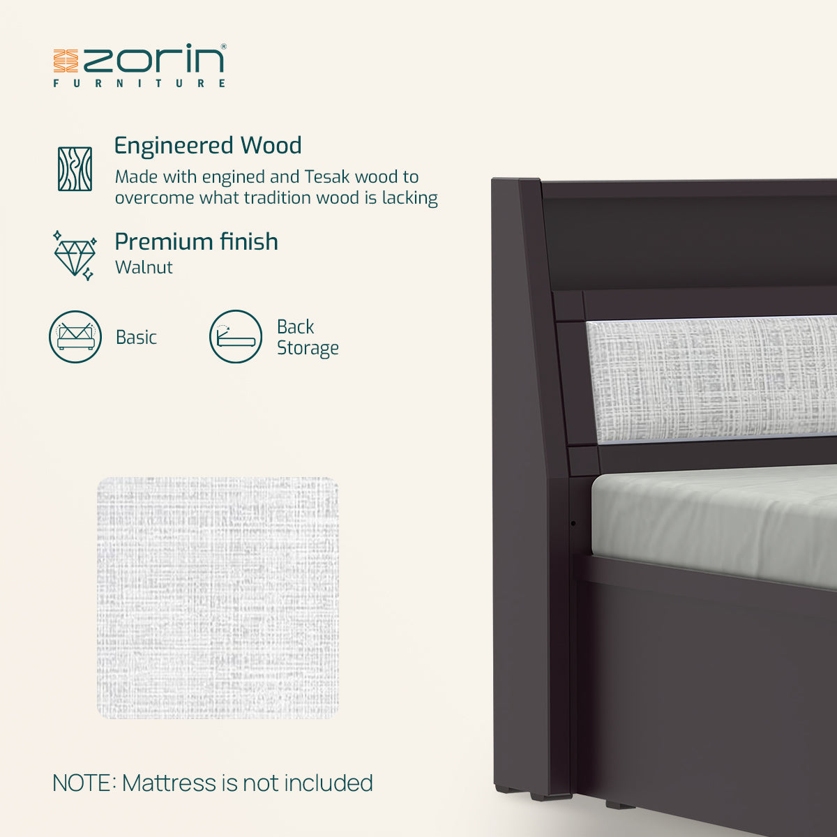 Atria Bed Storage Zorin