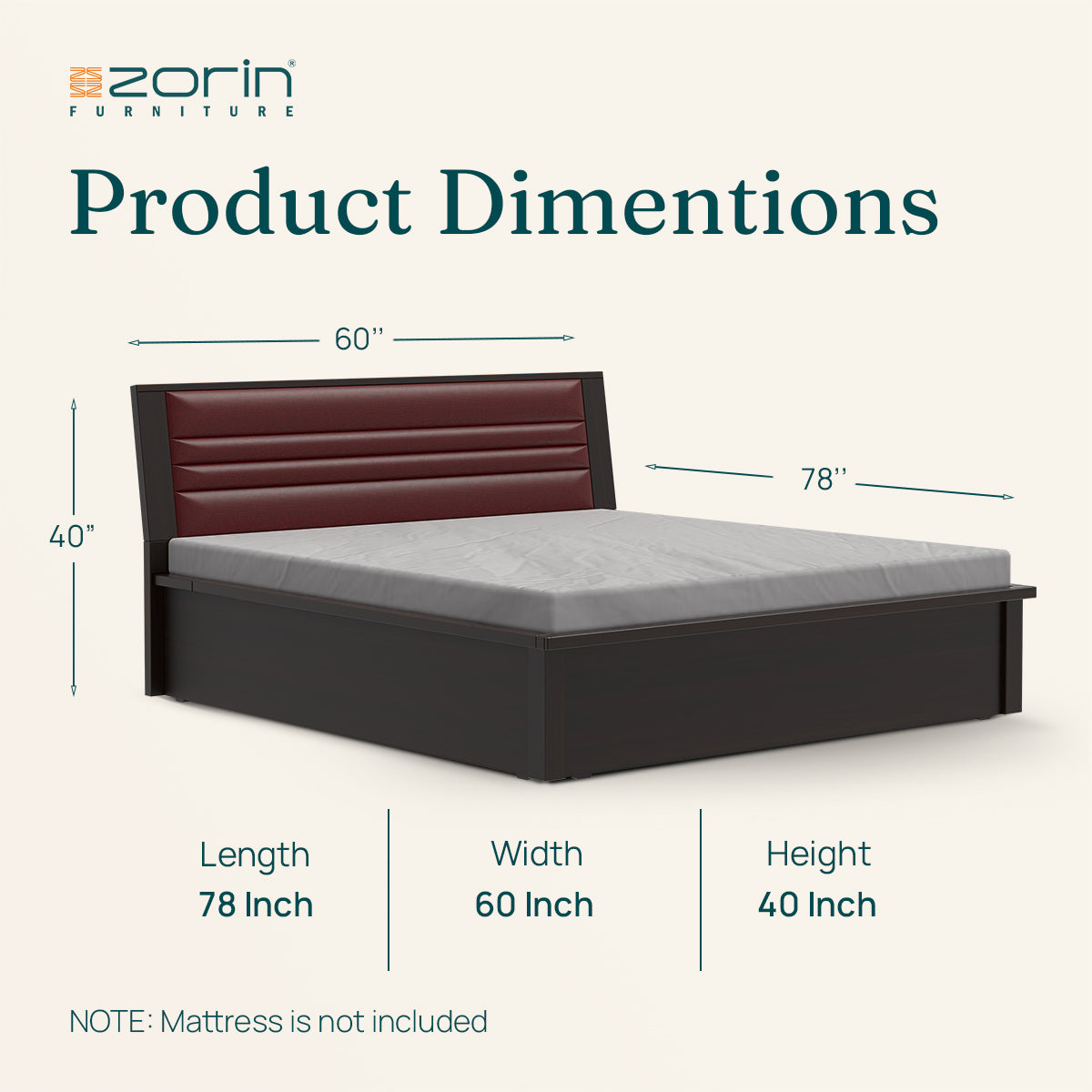 Halley Bed Storage Zorin