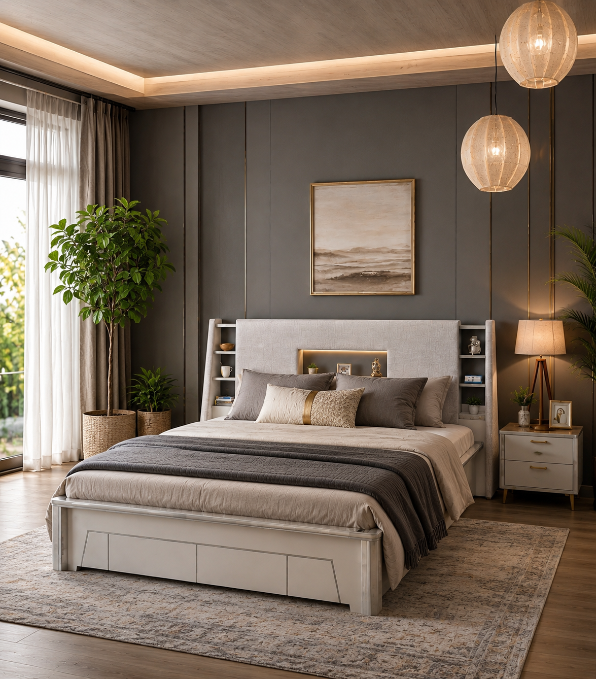 Lunar Bed Storage Zorin