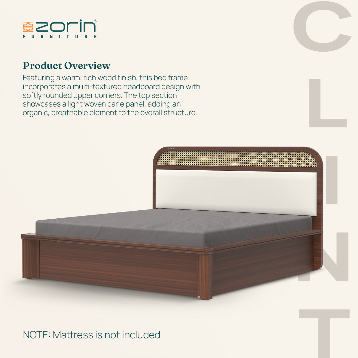 Clint Bed Storage Zorin