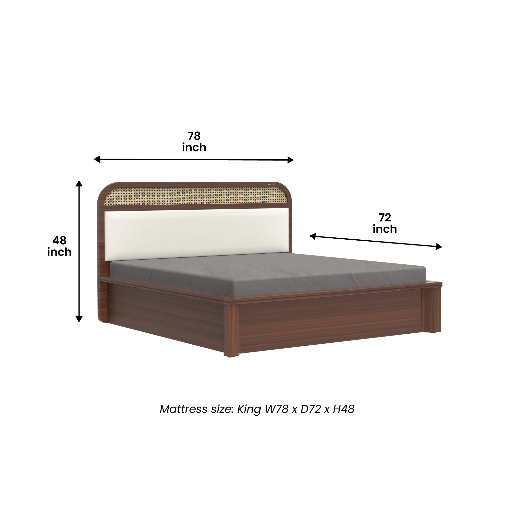 Clint Bed Storage Zorin
