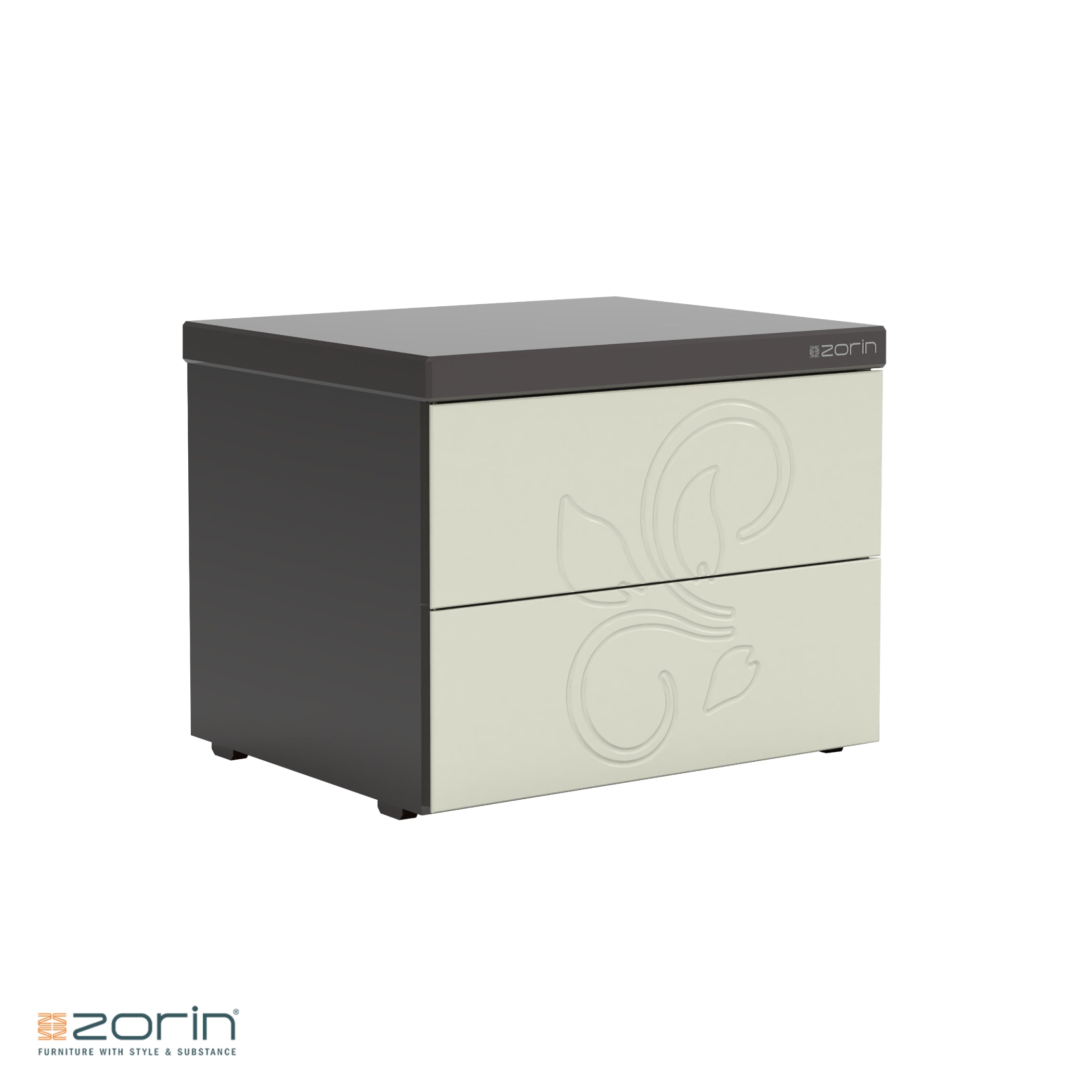 Allure Bed Side Table High Gloss PU Zorin