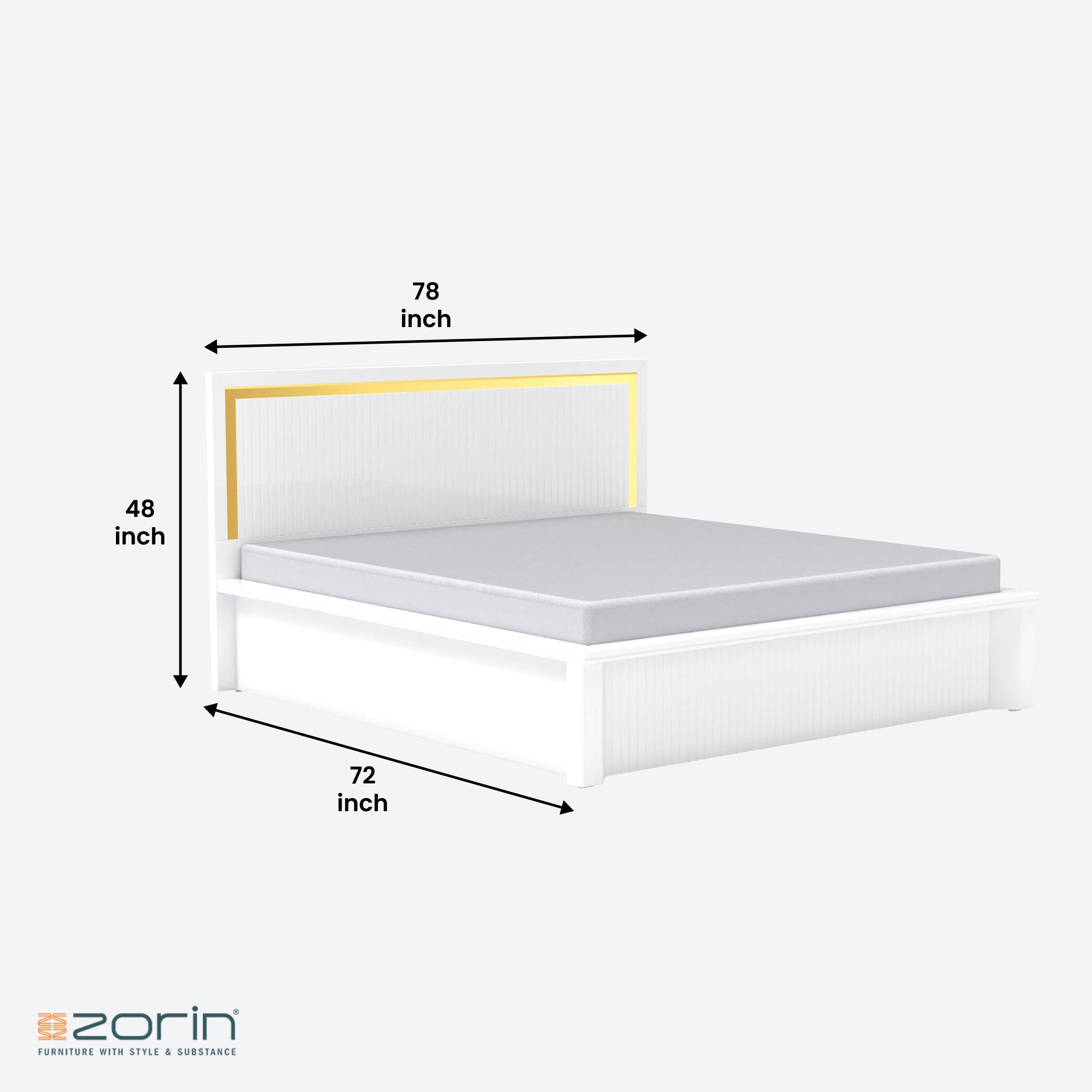 Balmore King Bed Zorin