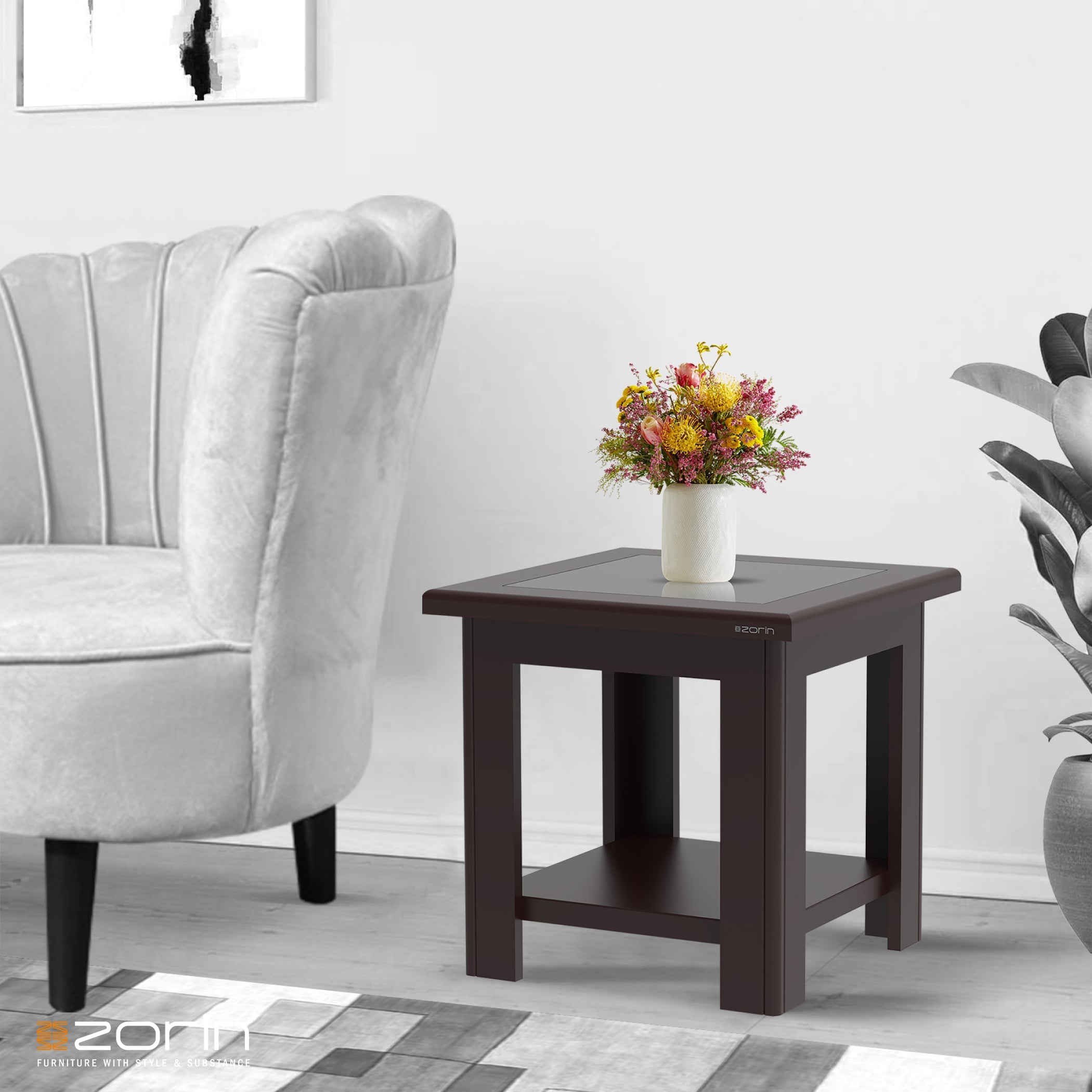 Lotus 1818 End Table Zorin