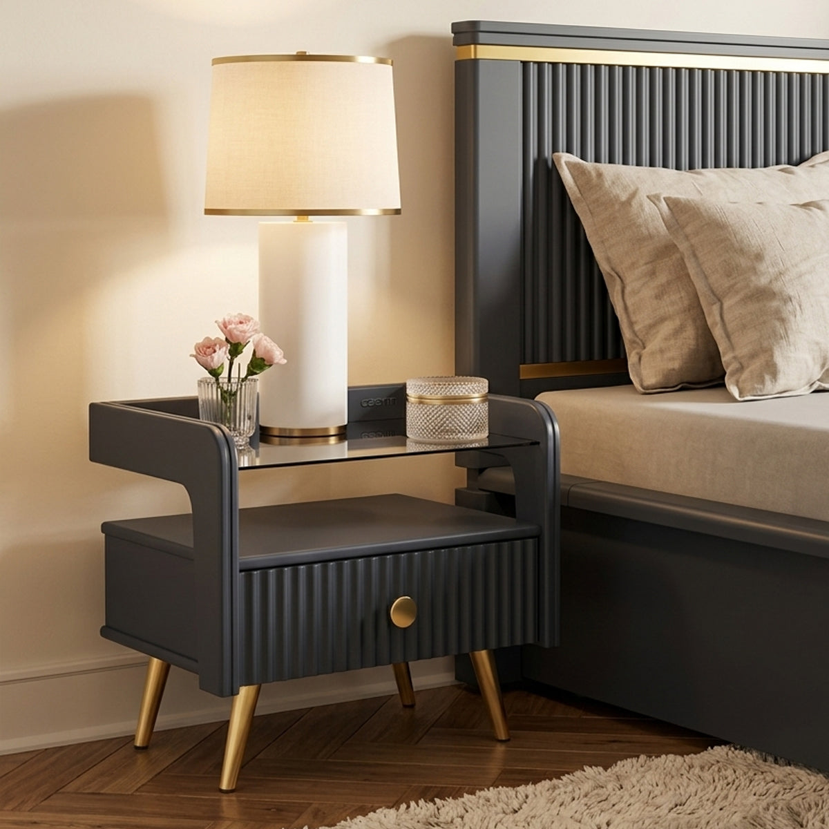 Ombre Bed Side Table Zorin