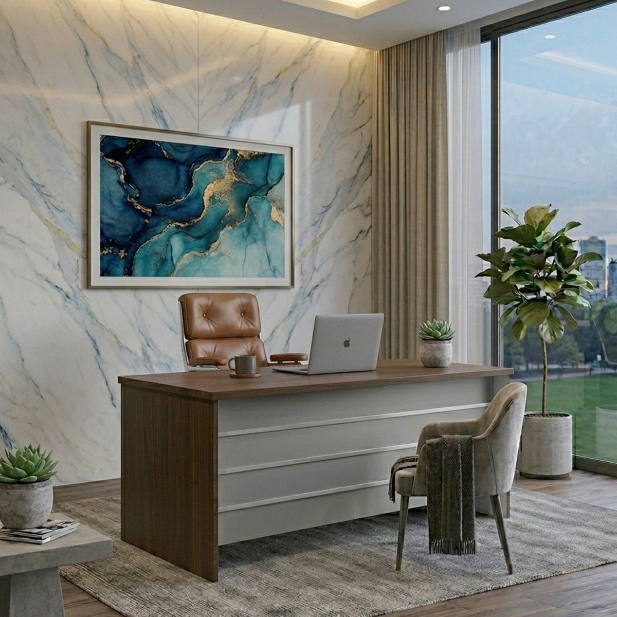 Star Line Office Table by Asmara Asmara