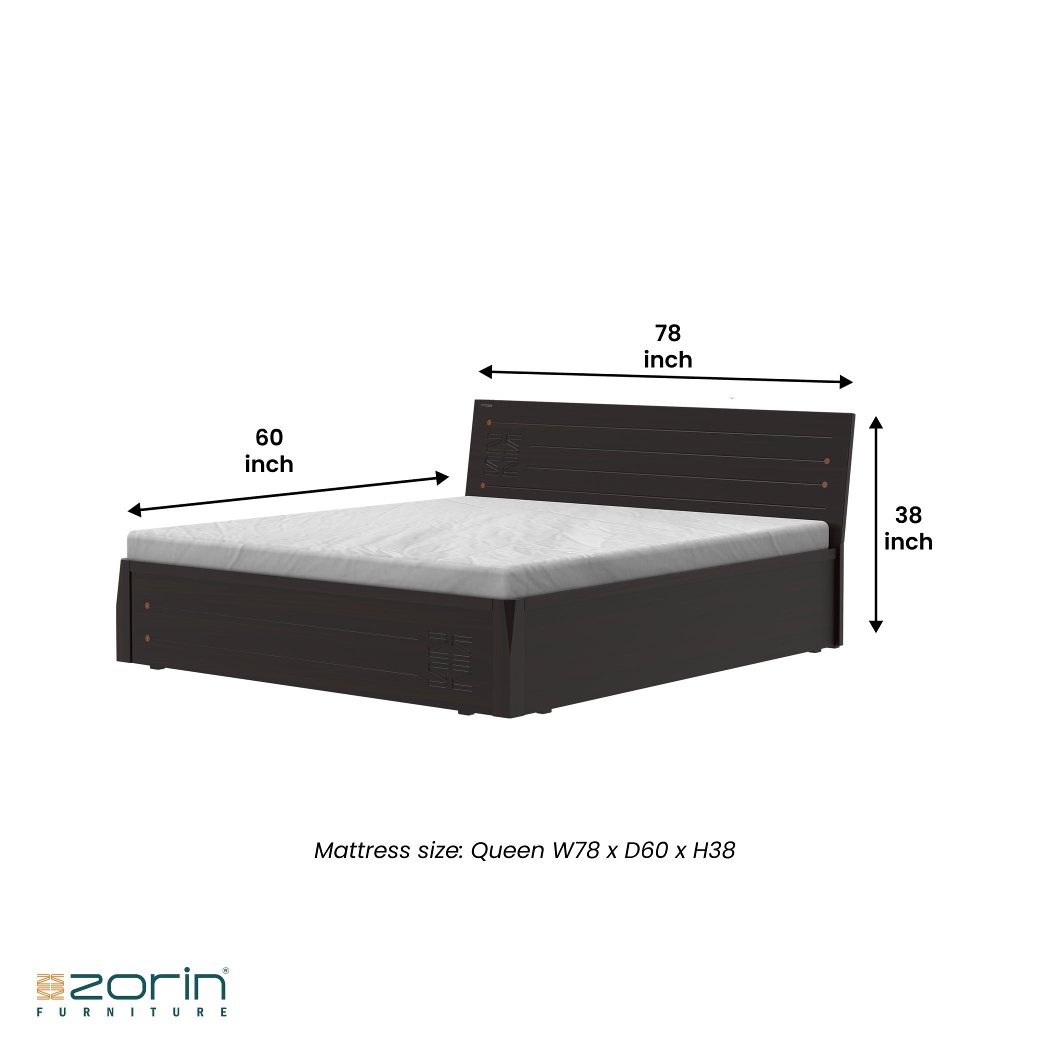 Nova Bed Sorage Zorin