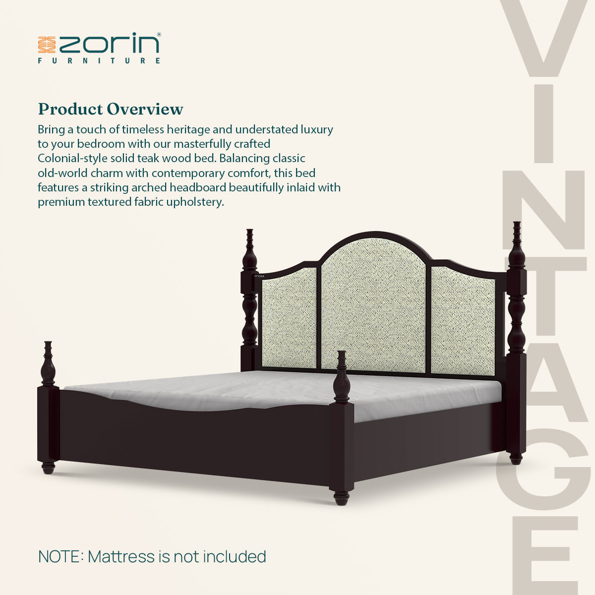 Vintage Bed Storage Zorin