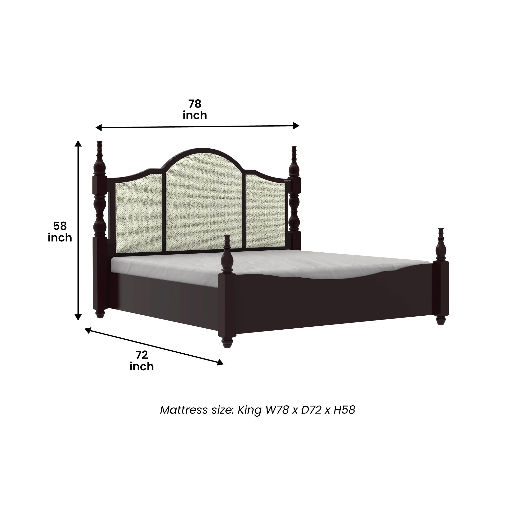 Vintage Bed Storage Zorin