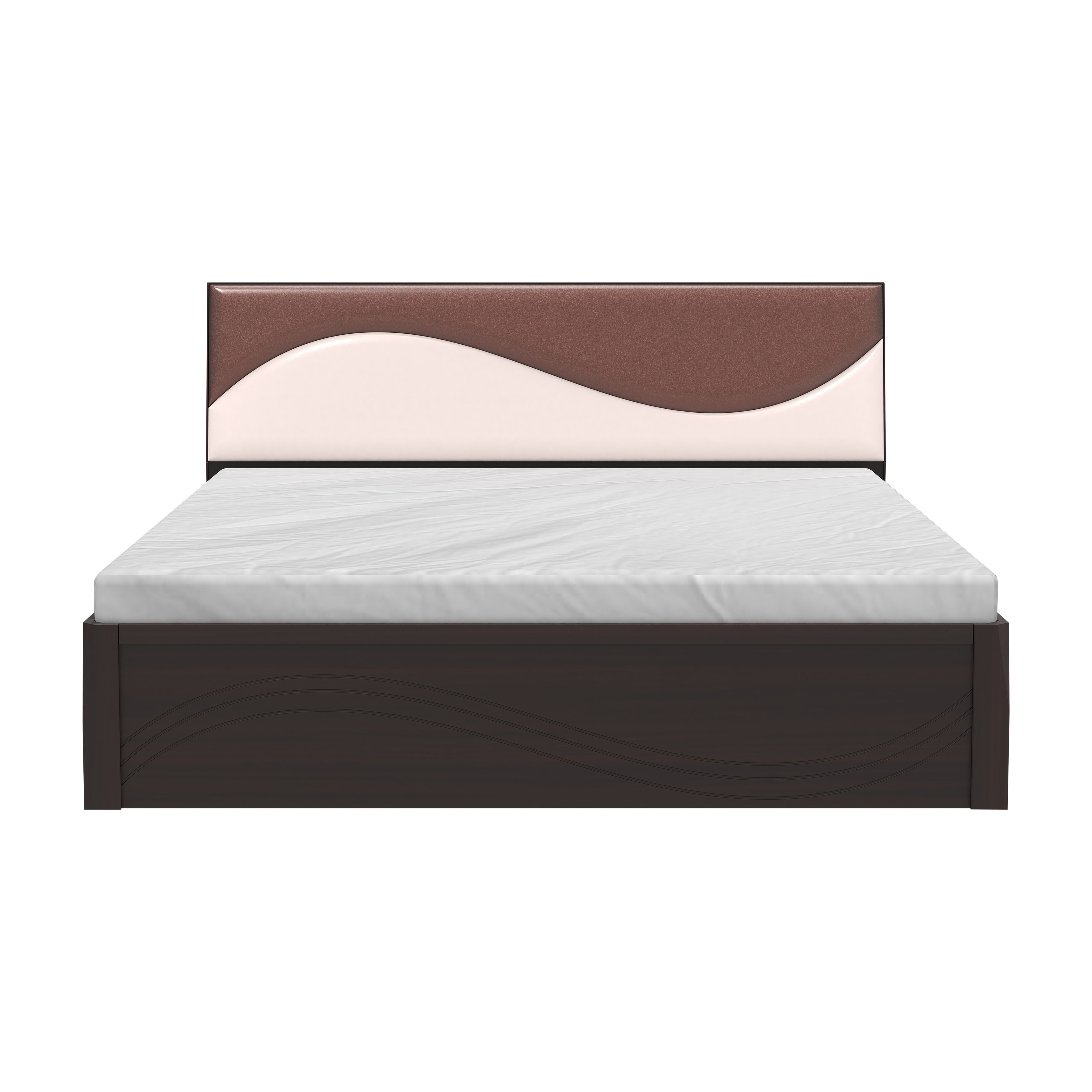 Wave bed by Zorin in Walnut Finish Zorin