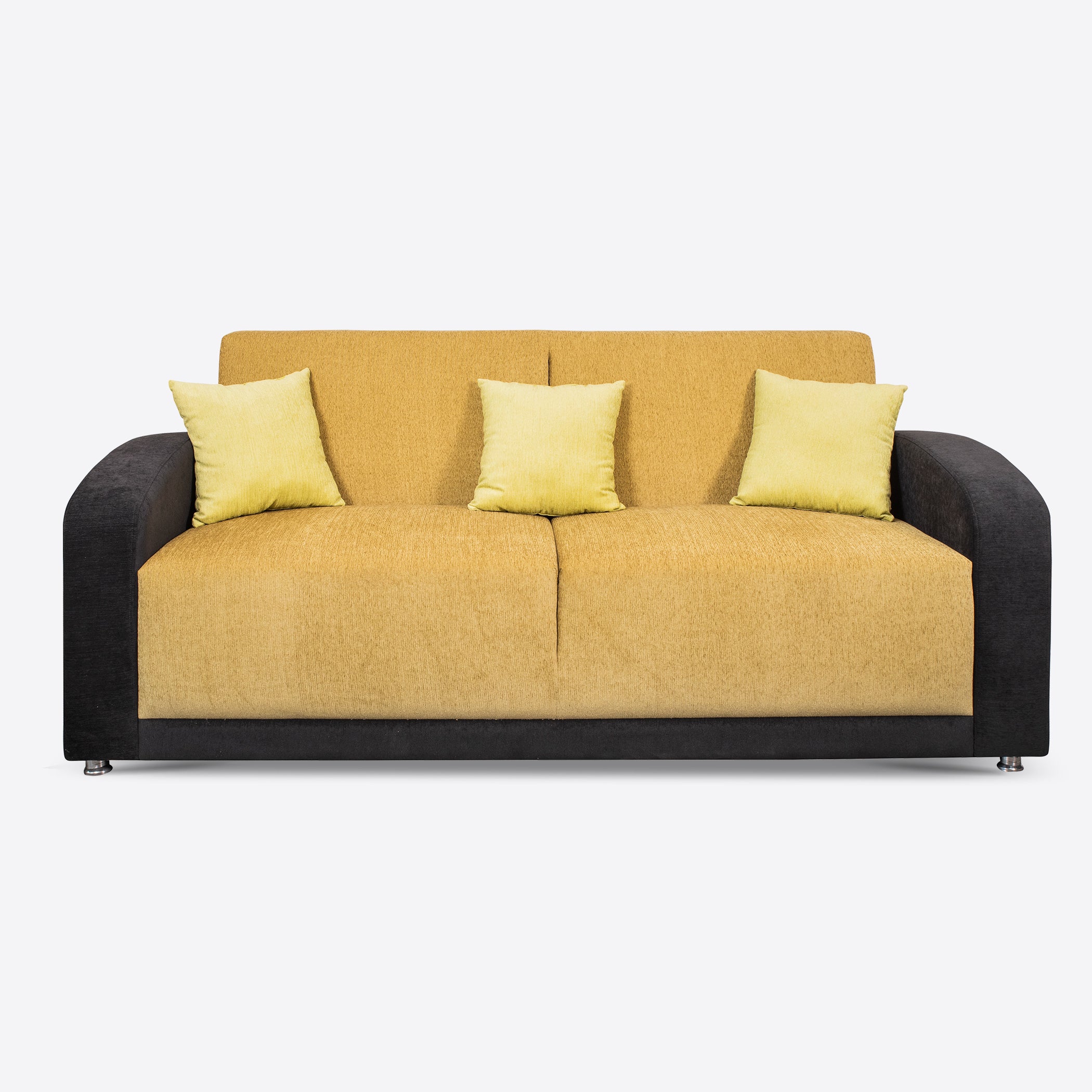 Swiss BlackYellow 3S Sofa by Zorin Zorin