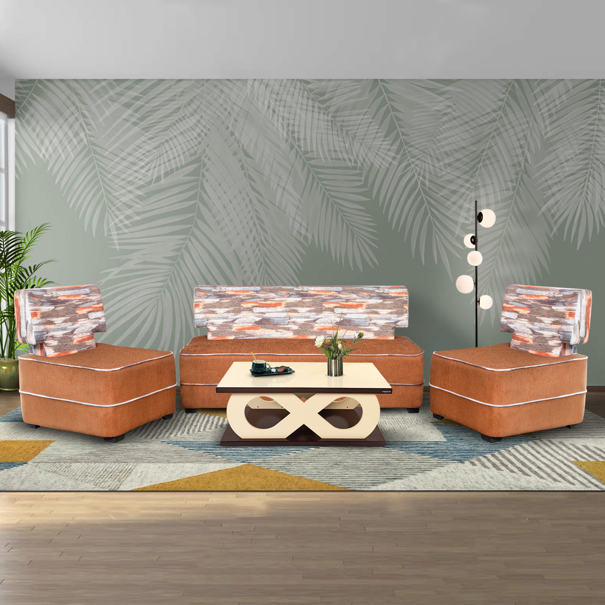Nano Brown 3S Sofa by Zorin Zorin