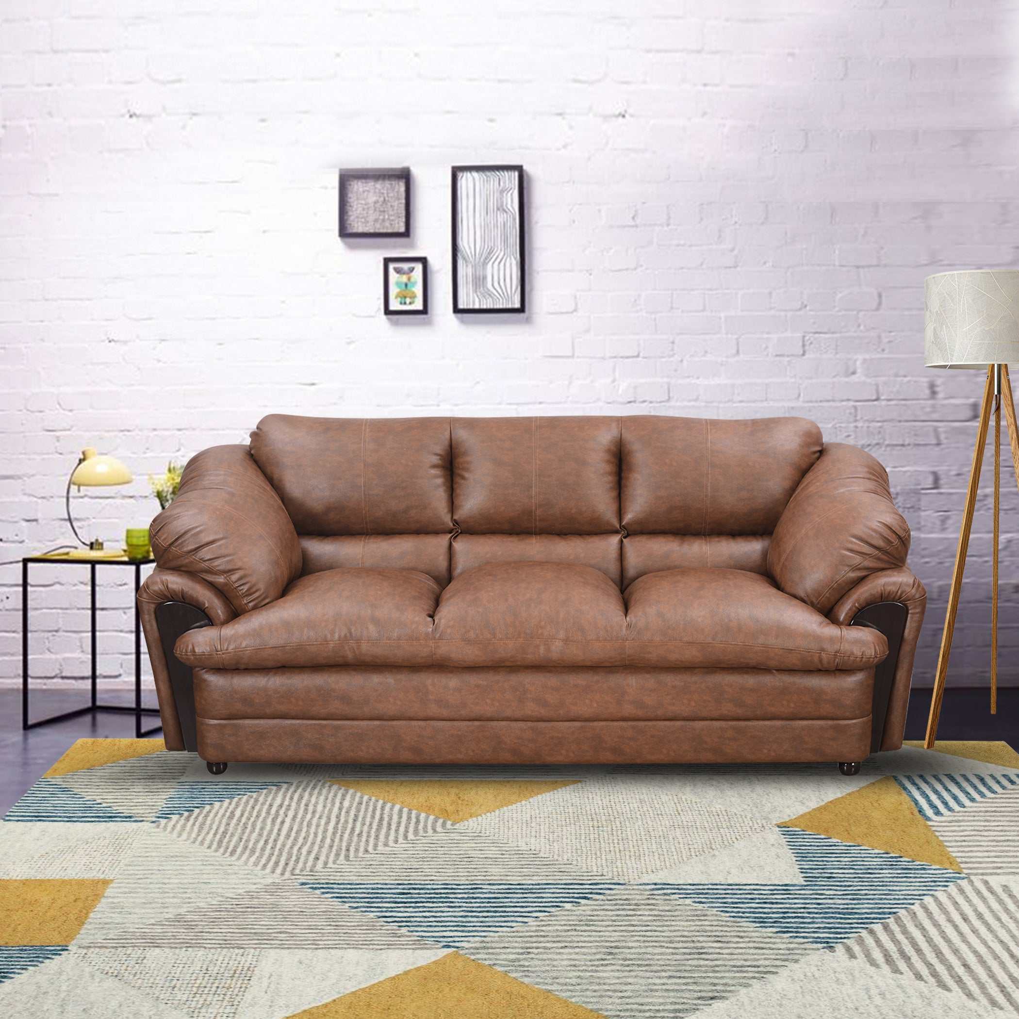 Coppenhagen Brown 3S Sofa by Zorin Zorin