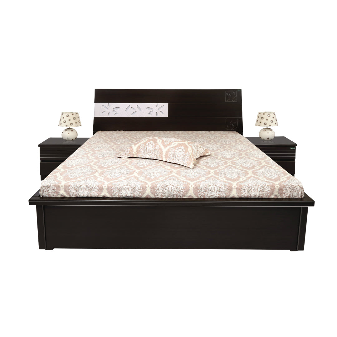 Carina King bed by Zorin in Walnut Finish Zorin