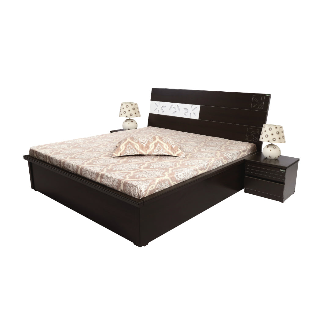 Carina King bed by Zorin in Walnut Finish Zorin