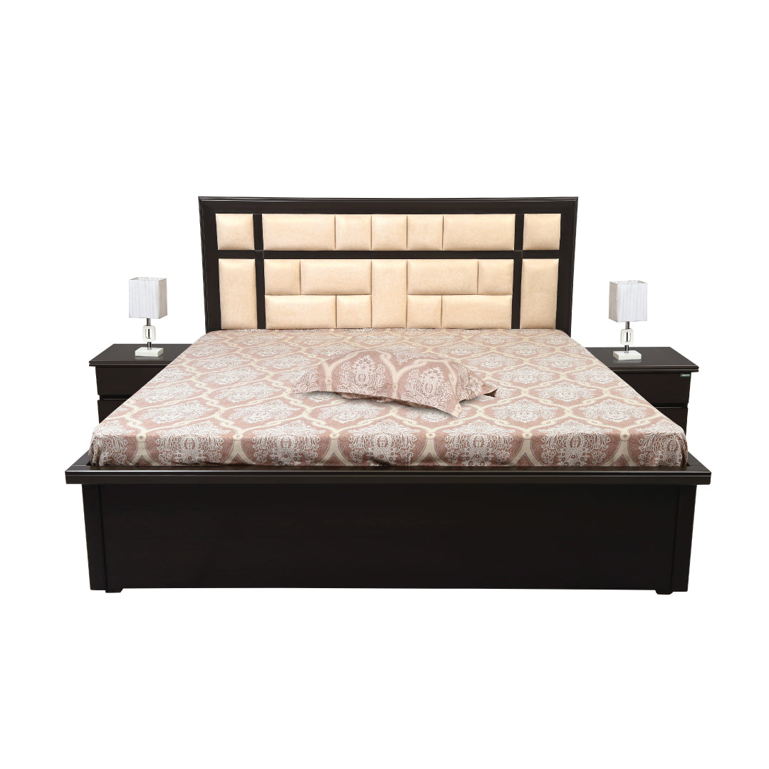 Hercules King bed by Zorin in Walnut Finish Zorin