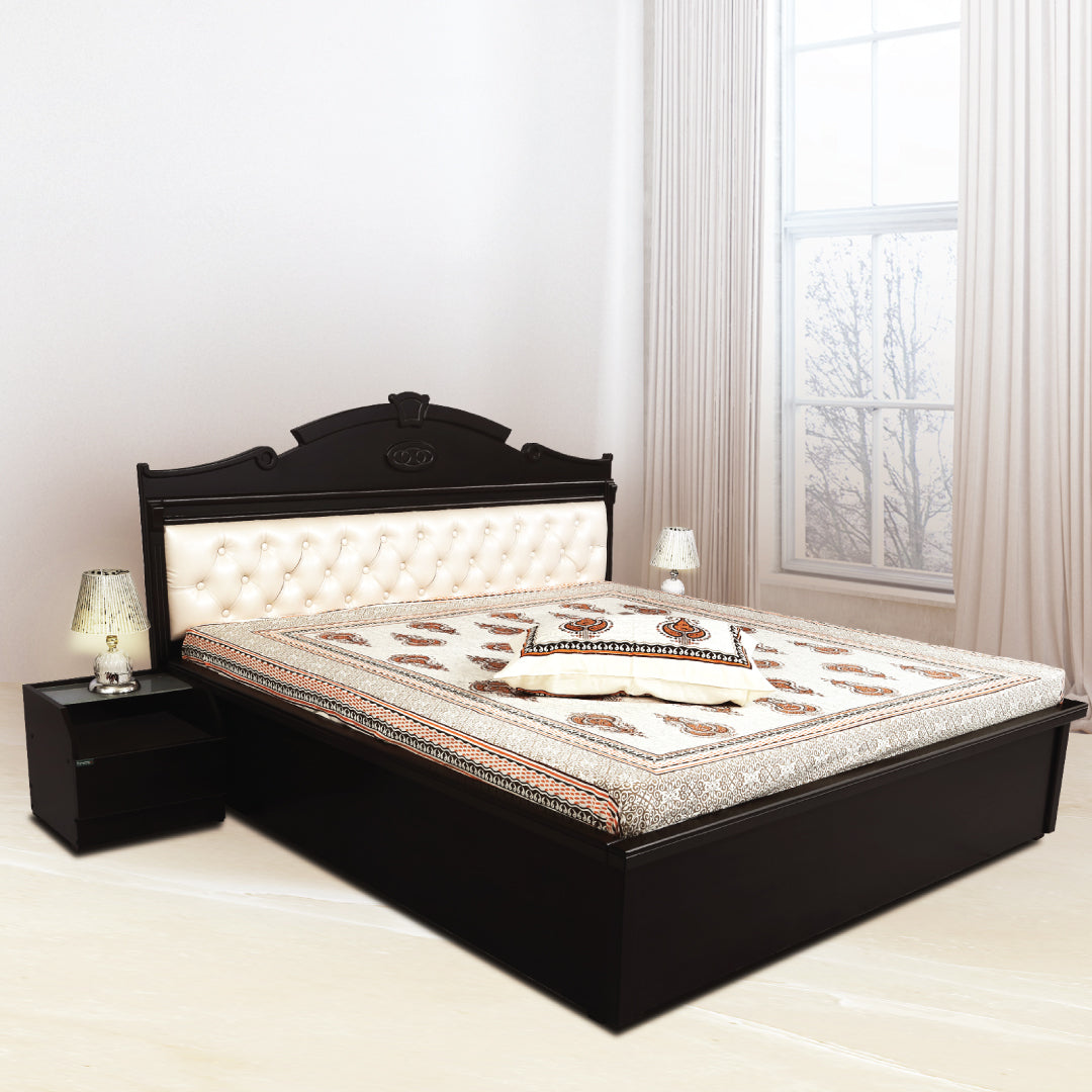 Titania King bed by Zorin in Walnut Finish Zorin