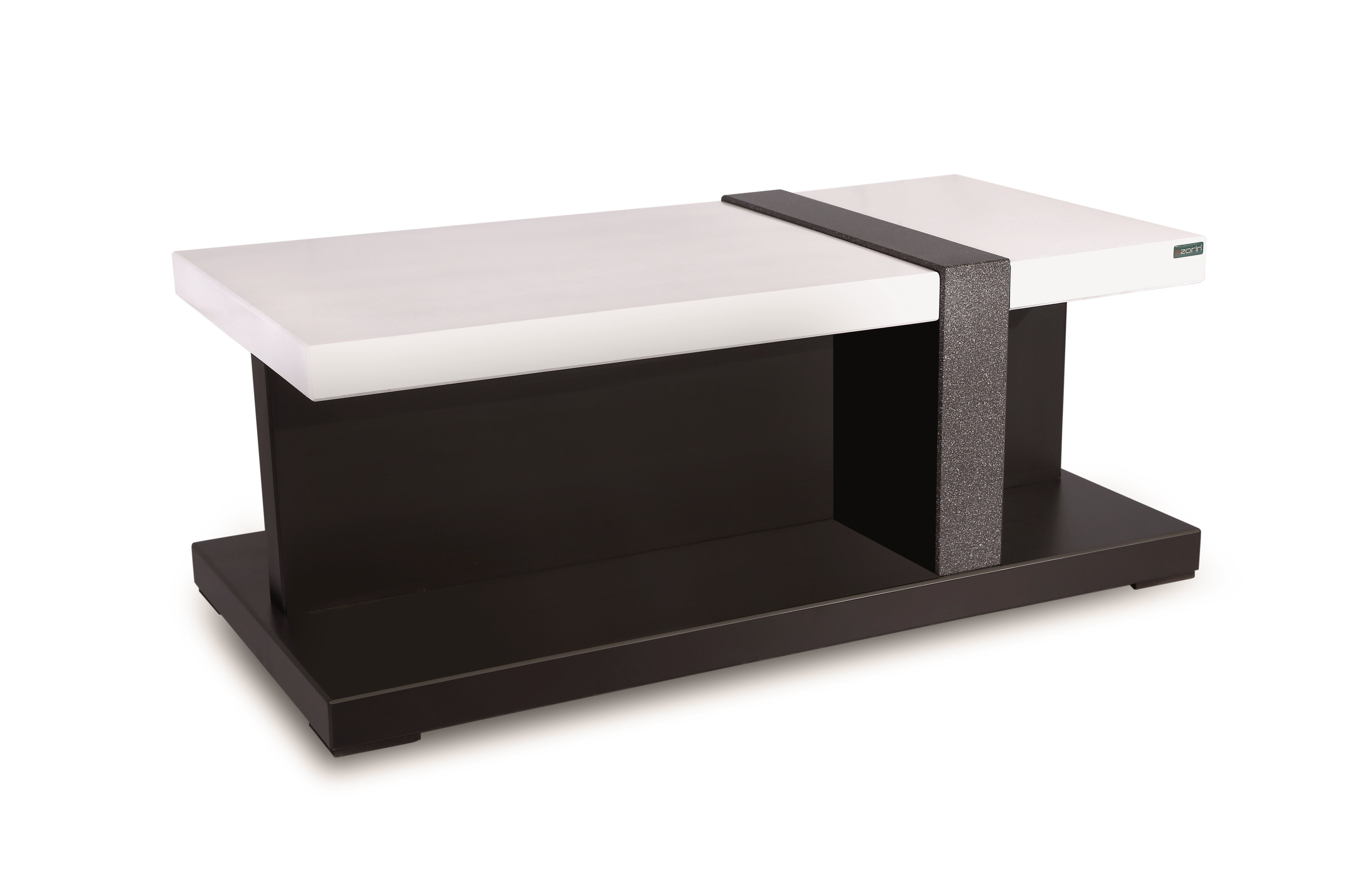 Cross Coffee Table by Zorin in White Walnut Finish Zorin