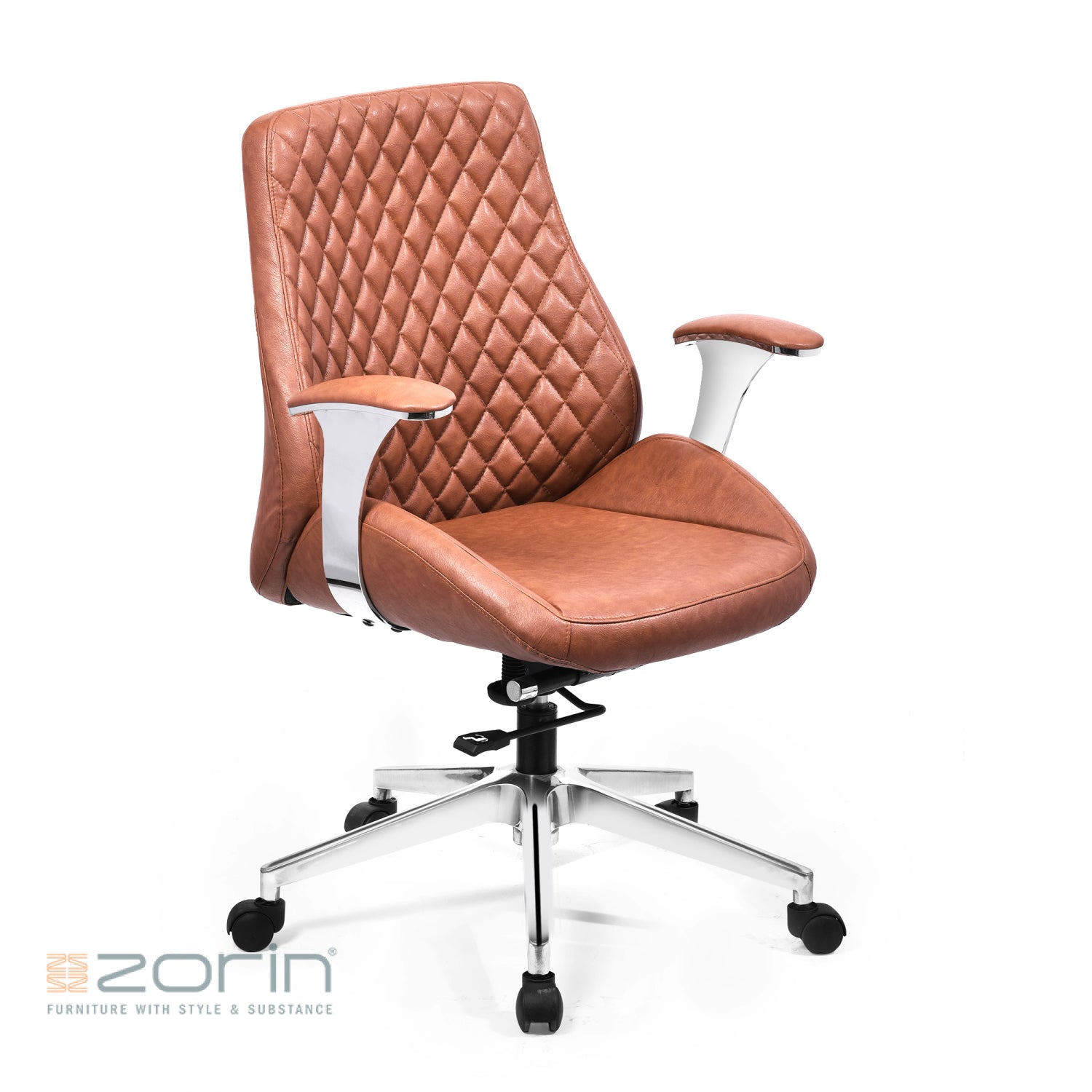 ZFB1004 Medium Back Chair by Zorin in Tan Color Zorin