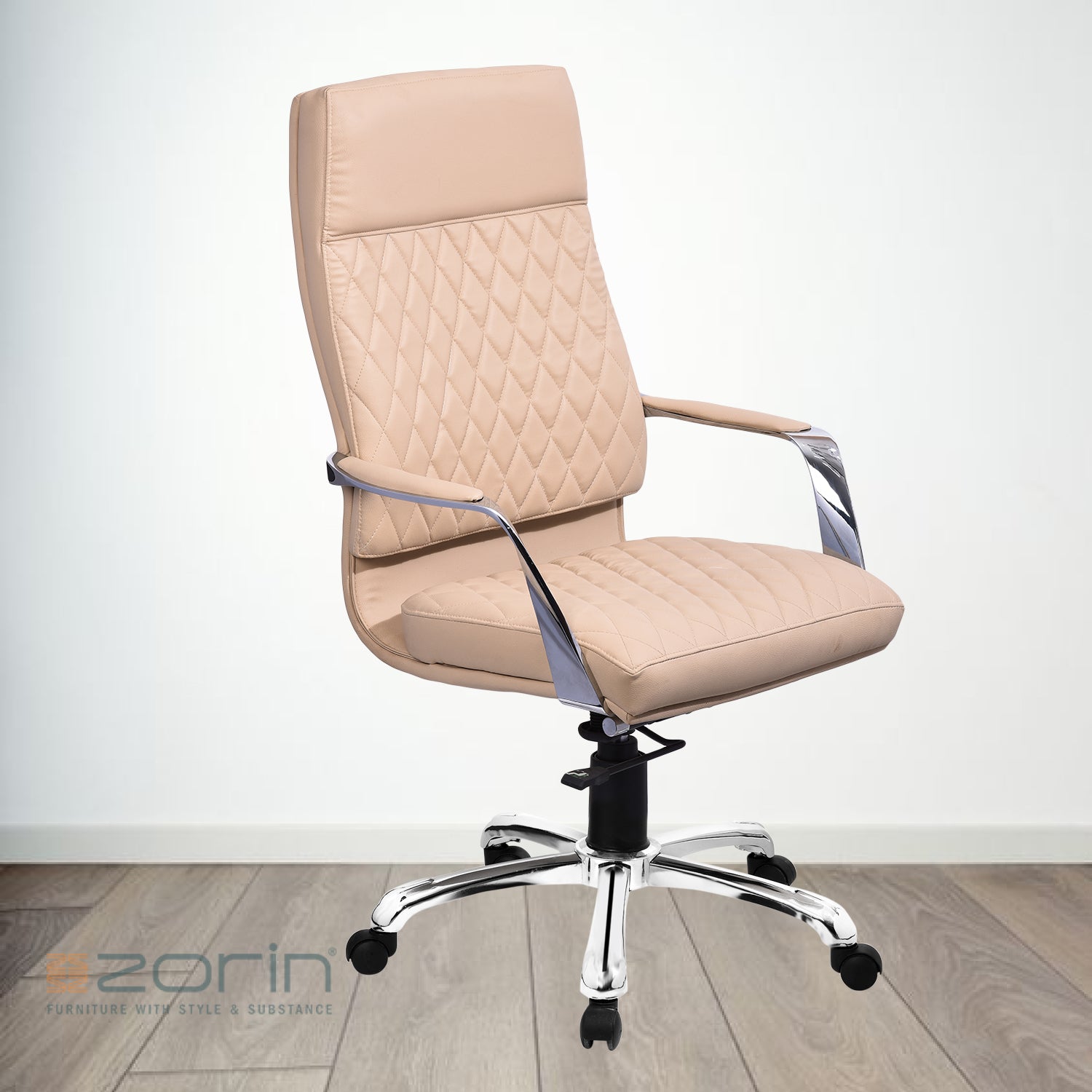 ZFD1009 High Back Chair by Zorin in Beige Color Zorin