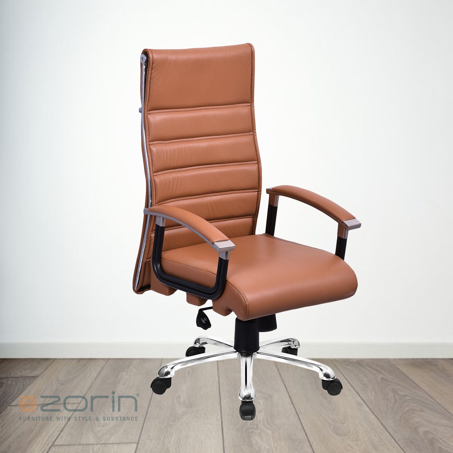 ZSE1034 High Back Chair by Zorin in Tan Color Zorin
