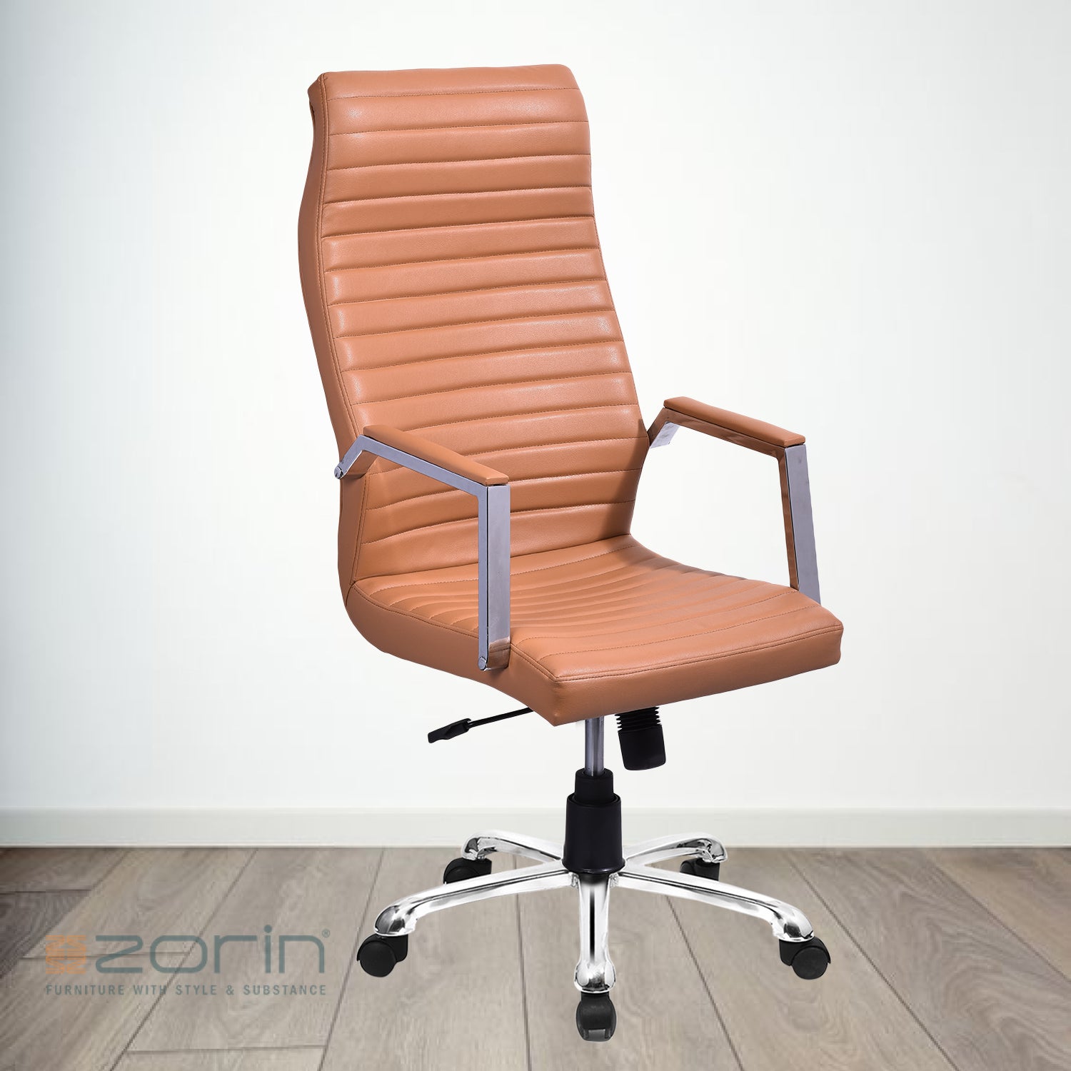ZSE1040 High Back Chair by Zorin in Tan Color Zorin