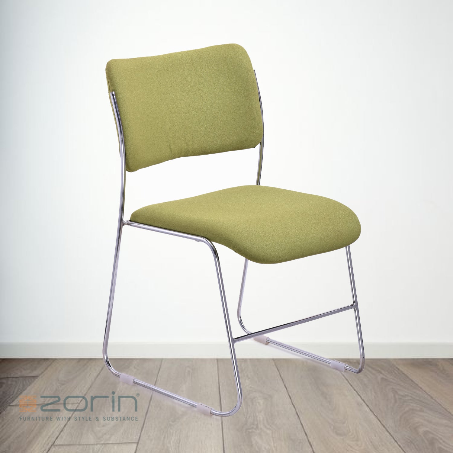 ZSV1058 Medium Back Chair by Zorin in Green Color Zorin
