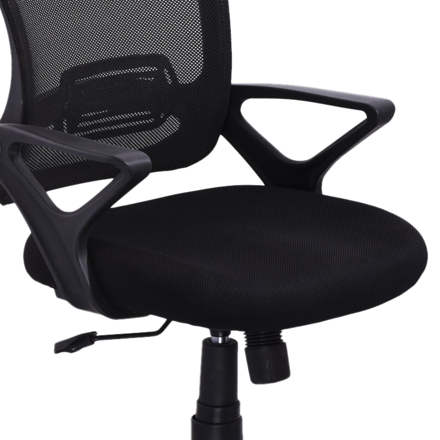 ZWS1052 Medium Back Chair by Zorin in Black Color Zorin