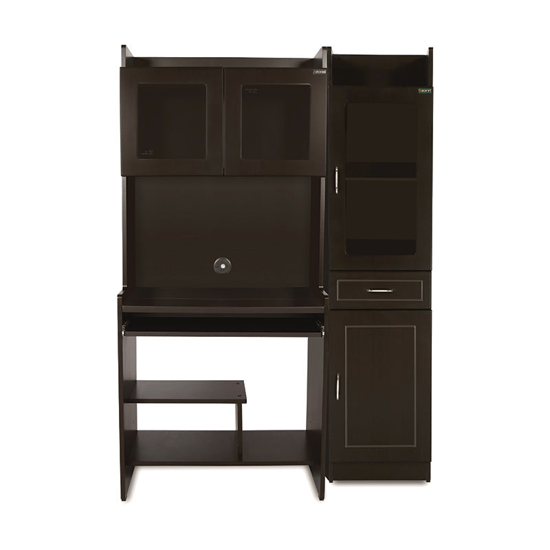 SU12 Computer Table by Zorin in Walnut Finish | Online Furniture at Zorin