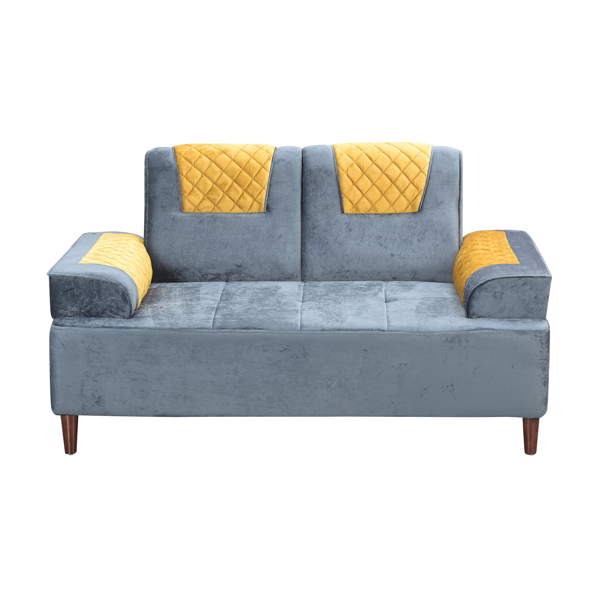 Austin GreyYellow 2S Sofa by Zorin Zorin