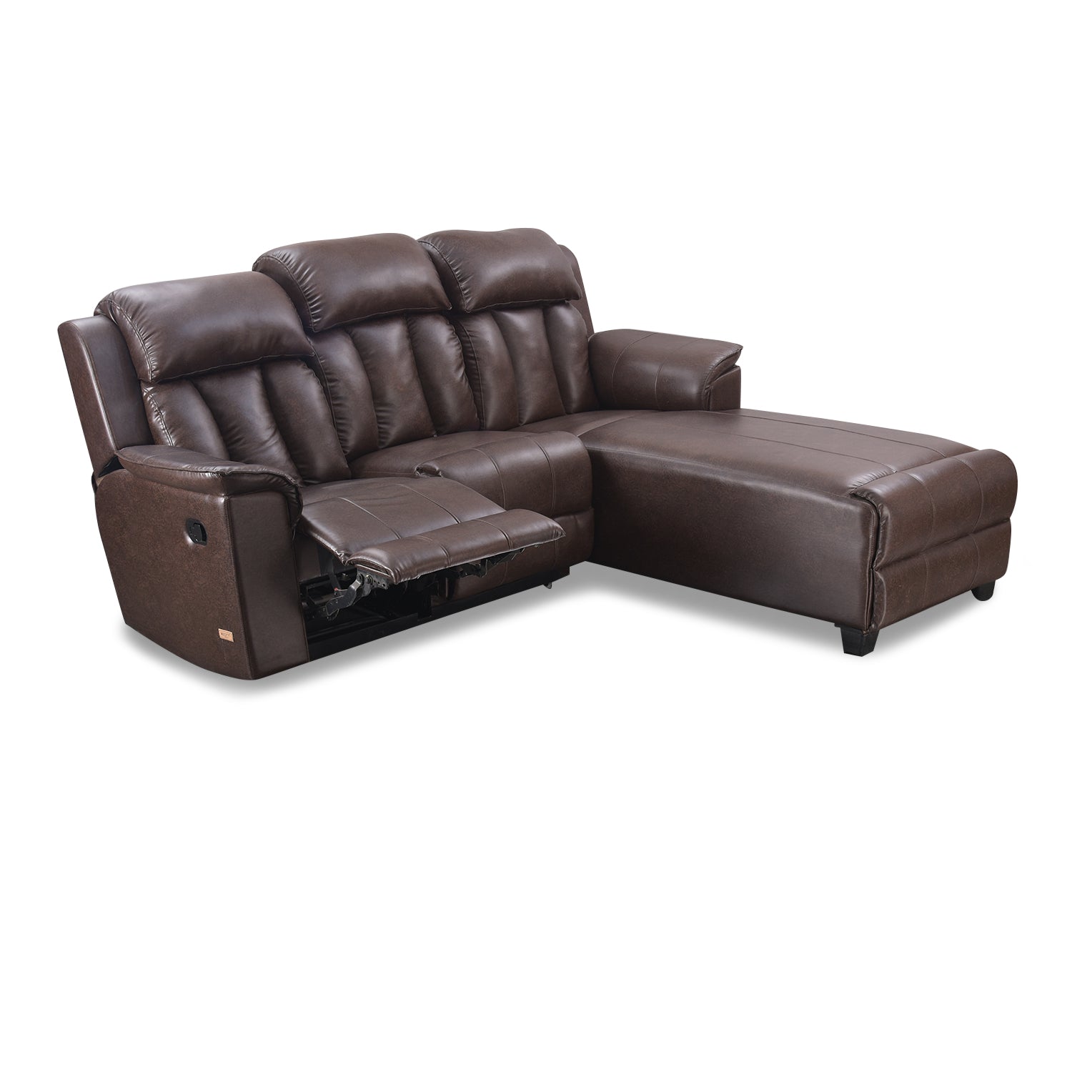 Platina 1RCorner Recliner by Zorin in DarkBrown Color Zorin