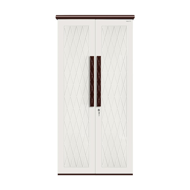 Delta 2 Door Wardrobe by Zorin in White Walnut Finish